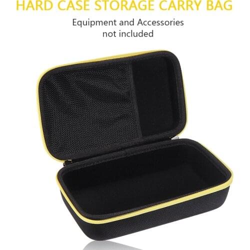 1pc Black Shockproof EVA Hard Case Waterproof Storage Carry Bag for F117C F17B Digital Multimeter Protective Organizer