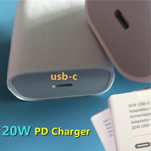 10pcs OEM 20W PD Fast Charging USB Type C Power Adapter EU US Plug Quick Charger For Phone 12 11 Pro Max Home Wall USB-C Charger