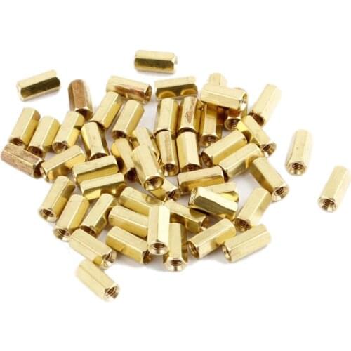 CLOS 50Pcs M3 Male Thread Hex Standoff Hexagonal Spacer