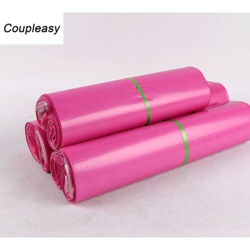 50Pcs Pink Poly Mailing Adhesive Envelope Bags Plastic Packaging Mailer Shipping Bag Waterproof Thicken Courier Bags