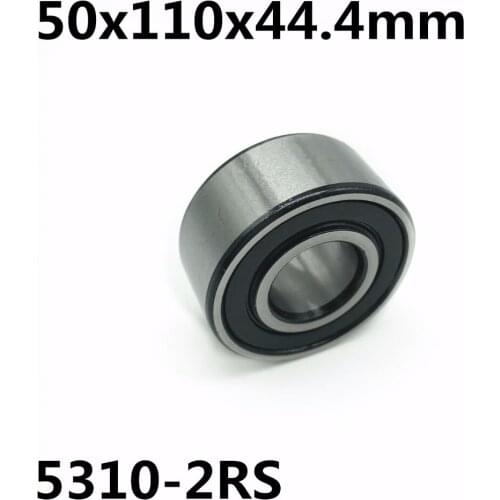5310-2RS 50x110x44.4 mm 1Pcs Double row angular contact bearings 5310 High quality