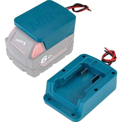 For Mil-Waukee 18V M18 Battery Adapter Power Source Mount With Wires,Battery Converter Power Wheels Adapter,2 Pack,Blue