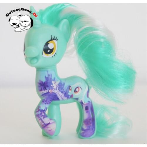 P8-005 Action Figures 8cm Little Cute Horse Model Doll Painted Lyra Heartstrings Anime Toys for Children