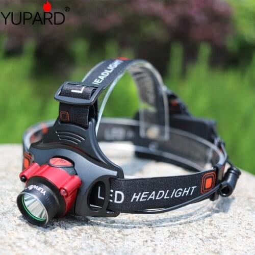 YUPARD Inductive Headlight 3 Mode XM-L T6 led Infrared Sensors Headlamp Rechargeable Head Lamp Torch Light For Camping Fishing