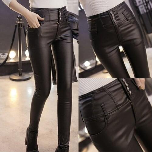 Leggings Women Fashion Women Solid Casual Keep Warm Trousers Sexy Leather Tight Leggings Pants Pantalones De Mujer Leggins Mujer