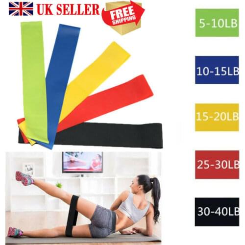 Resistance Bands Loops for Men Exercise Gym Fitness Yoga Glute Leg Band Exercise
