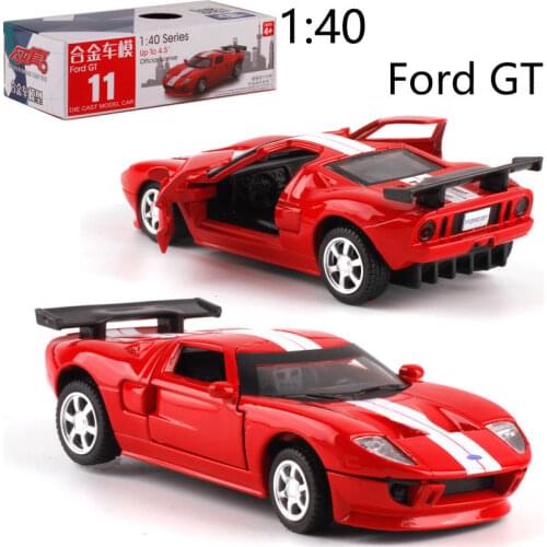 1:40 Ford GT Alloy pull-back vehicle model Diecast Metal Model Car