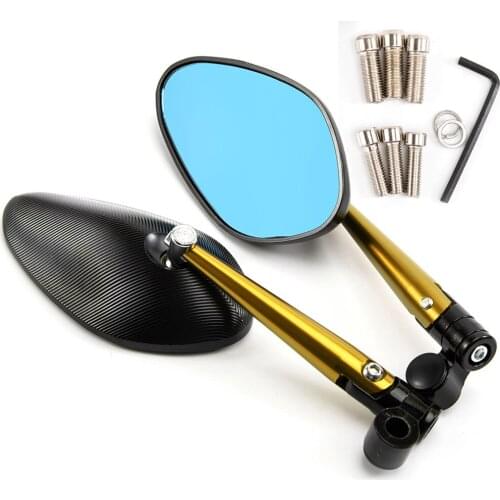 Motorcycle CNC Aluminum Universal Rearview Mirror Side Mirrors For Yamaha YZF R1 R6 R15 R25 YZ-F 125 250 300 FZ1 FZ6N MT07 MT09