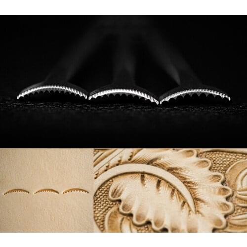 DIY Leather Punching Leather Stamping Punch Letter Number Stamper Set For Leathercraft stainless steel 3 size