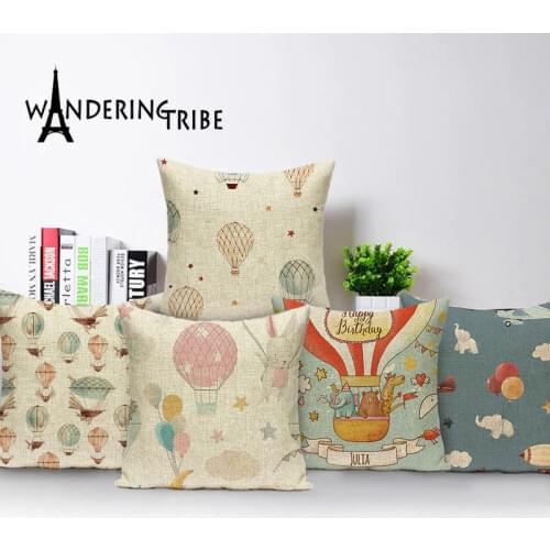 Cartoon Bear Cushion Covers Nordic Lovely Decor Throw Pillow Case Children Cushions Home Pillows Cover Custom Cases Kissen