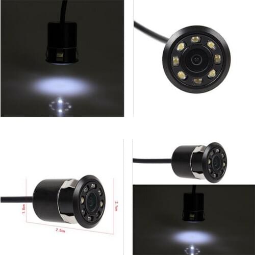 New Waterproof CCD Universal rear view camera 8LED Night Vision Reversing Car Camera HD Car Rear view Parking Camera