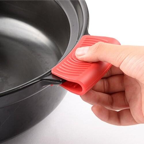 NEW Kitchen Accessories Silicone Heat Resistant Cover Anti-skid Lid Holding Knob Pot Handle Grip Cookware Protective Cover