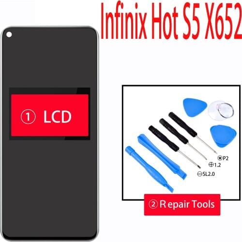 New Infinix S5 LCD Display and Touch Screen Digitizer Assembly Repair Parts for Infinix Hot S5 X652