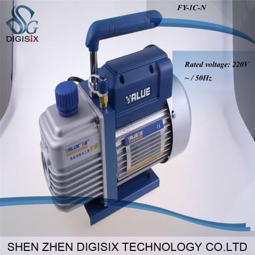 Free shipping FY-1C-N Portable Mini Vacuum Air Pump 3.6m3/h 2 MPa for Refrigerators Air Conditioning Repairv