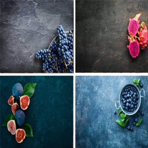 Nitree Photo Studio Photography Props Black Marble Backdrop Product Display Take Pictures Fruit Vinyl Background Cloth