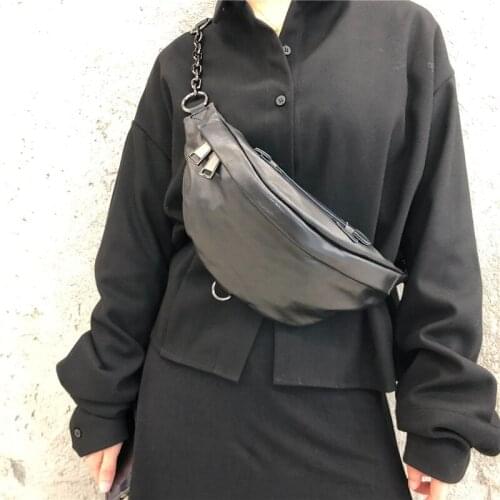 Luxury Black Chest Crossbody Bags For Women 2021 New Natural Cow Leather Saddle Bag Female Shoulder Messenger Bags High Quality