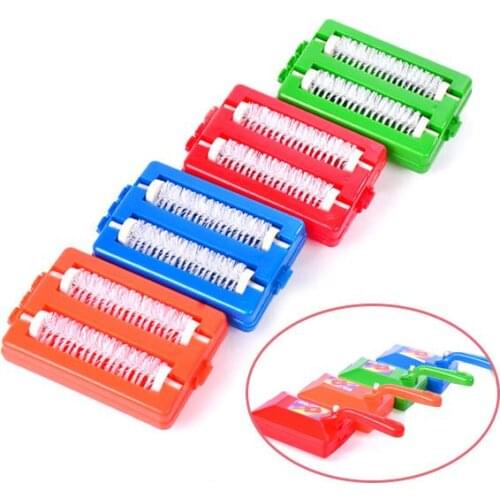 Handheld Sweeper Cleaner Collector 2 Brushes Heads Table Crumb Roller Brush Carpet Tool