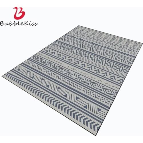 Bubble Kiss 2020 New Nordic Style Carpet Simple Gray Geometric Pattern Carpets Anti-wrinkle Bedside Coffee Table Floor Mats