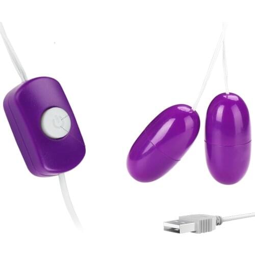 USB Interface Double Love Egg Vibrator Sex Toys for Woman Womans G-Spot Stimulator Couples Flirting Adult Products Sex Shop