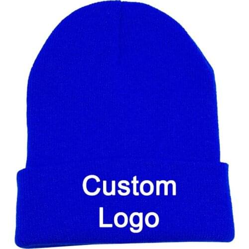 Winter Outdoor Warm Headwear Small Children Kids Youth Toddler Size Custom Logo Lady Boy Baseball Cap DIY Design Beanie Hats