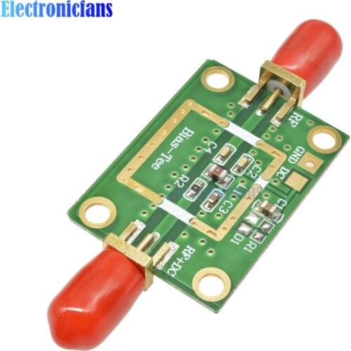 10MHz-6GHz RF Biaser Bias Tee Wideband Frequency 6000MHz for HAM radio RTL SDR LNA Low Noise Amplifier Board Module