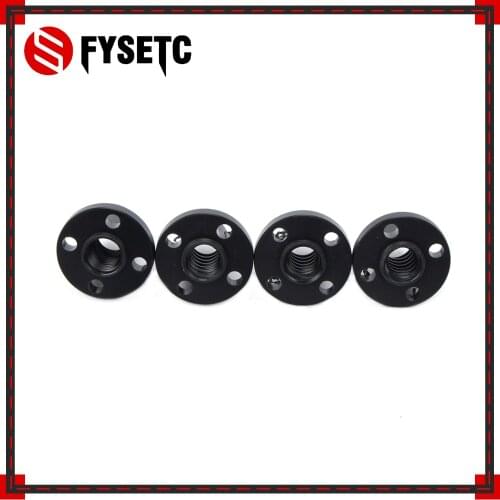 2pcs Trapezoidal Screw Nut POM Nut T8 Nut 3D Printer Z Axis Trapezoid Motor Screw Nuts Lead 1mm 2mm 4mm 8mm for Lead Screw