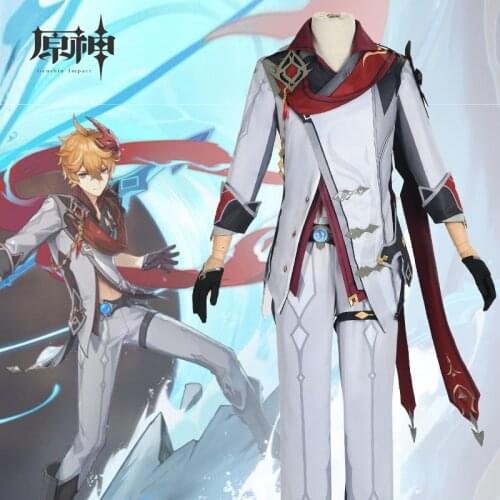 2021 New Game Genshin Impact Cosplay Costume Tartaglia/Childe Cosplay Genshin Impact Costume Tartaglia/Childe Full Uniform