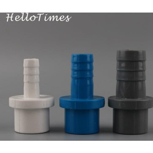 5pcs OD 20mm to 8mm 10mm 12mm 16mm Hose PVC Pipe Connector For Water Pump Joint Fish Tank Tube Adapter Garden Irrigation Parts