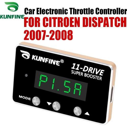 KUNFINE Car Electronic Throttle Controller Racing Accelerator Potent Booster For CITROEN DISPATCH 2007-2008 Tuning Parts
