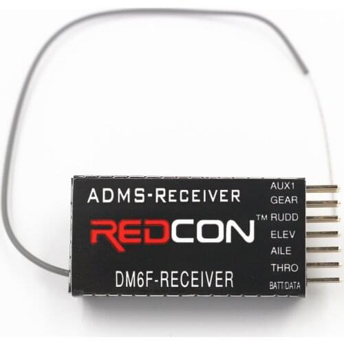 JR DM-SS Receiver REDCON DM6F 6Channel 2.4G Receptor Compatible JR XG7 XG8 XG11 Transmitter ADMSl RX for RC Helicopter