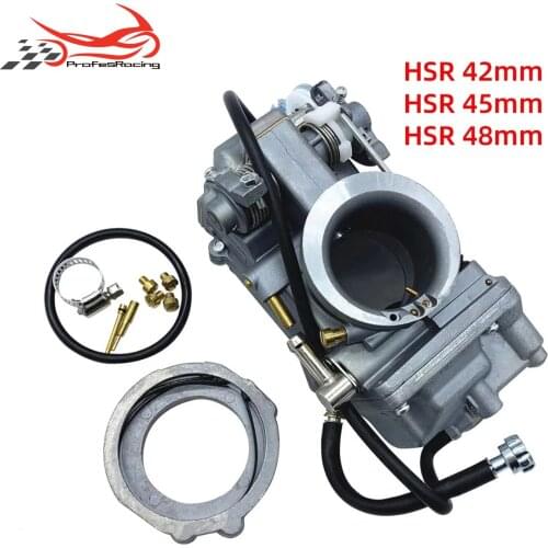 Motorcycle Carburetor HSR42 HSR45 HSR48 Mikuni 4T Accelerator Pump Performance Pumper Carburetor Carb For Harley TM42 TM45 TM48