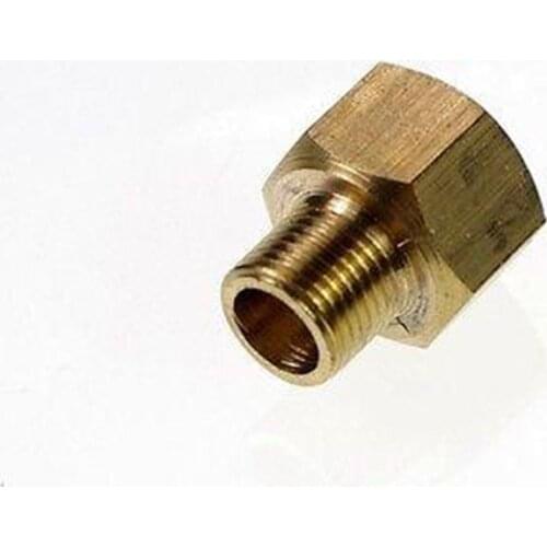 LOT5 Brass 1/8" Male x 1/4" BSPP Female Adapter Reducer Fitting Connector