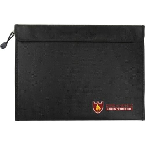 38*28 CM Office Briefcase Bag For Documents High Temperature Resistant Fireproof Waterproof Safe Document Pack File Folder Bags
