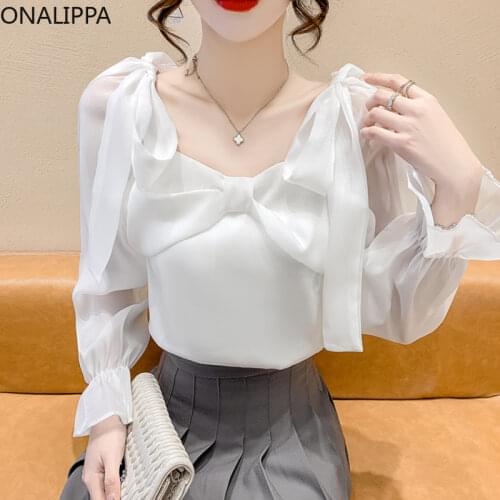 Женские шифоновые блузки Onalippa China At AliExpress