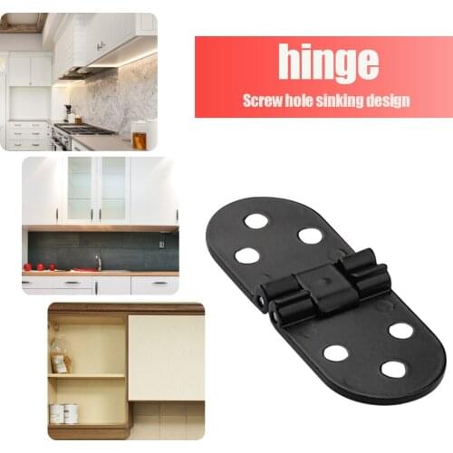 Stainless Steel Flush Hinges Cabinet Hinge 180 degree Cupboard Door Concealed Semicircle Hinges Furniture Accessories