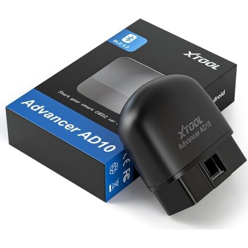 High quality XTOOL AD10 OBD2 ELM327 auto engine 4 system HUD For Android with Bluetooth Elm 327 car diagnostic tool free ship