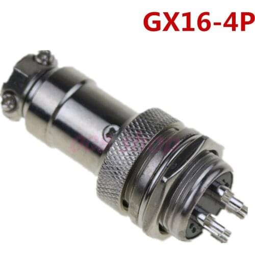 1set GX16 4 Pin Male & Female Diameter 16mm Wire Panel Connector GX16 4Pin PCB Connector Aviation Socket Plug