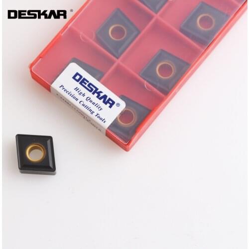 10PCS DESKAR CNMG160612 LF3018 External Carbide Inserts CNC Lathe Cutter Turning Tools Hard Alloy Blades For Cast Iron