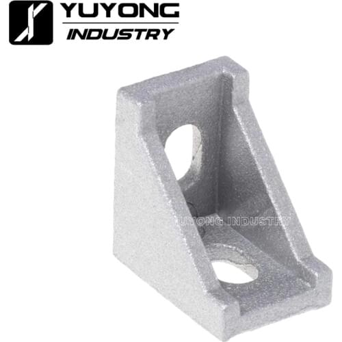 100pcs/Lot 90 Degree Cast Corner Bracket 20x28x28mm for V-Slot Profile 2028 corner use 2020 industrial aluminum profile
