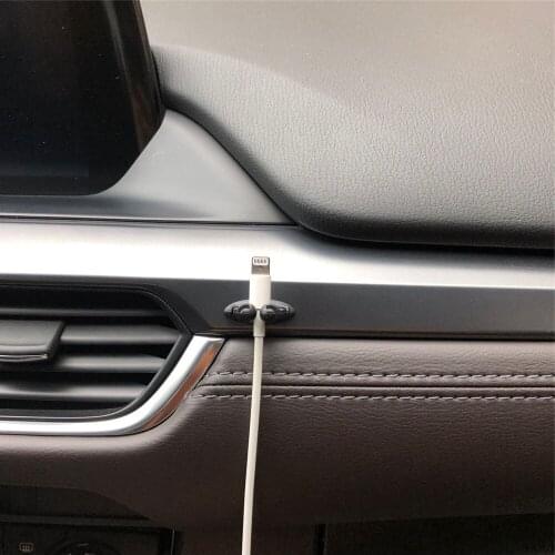 8pcs Car Wire Clip Stickers for LADA Vesta Granta 1300 Niva Samara Signet Priora Kalina Safarl largus vaz 2110-12 2106 2107