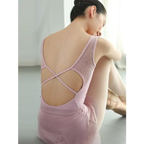 Ballet Leotards for Women Dance Leotard Adult Gymnastics Leotard Lace Tank Swimsuit for Dancing Ballerina Bodysuit Dancewear
