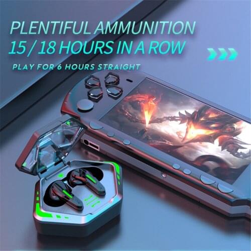 Wireless Bluetooth Gaming Earphone Sports Low Latency Earbuds Noise Cancelling HIFI Stereo Bass Gamer Sound Positioning With Mic