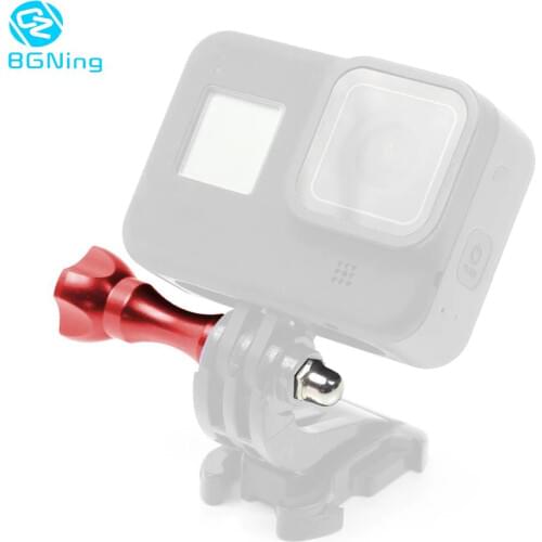 BGNing CNC Colorful Long Short Mini Mount Adapter Screw Nut for Gopro Hero 9 Max 8 7 6 5 4 Session Yi SJcam Eken Action Cameras
