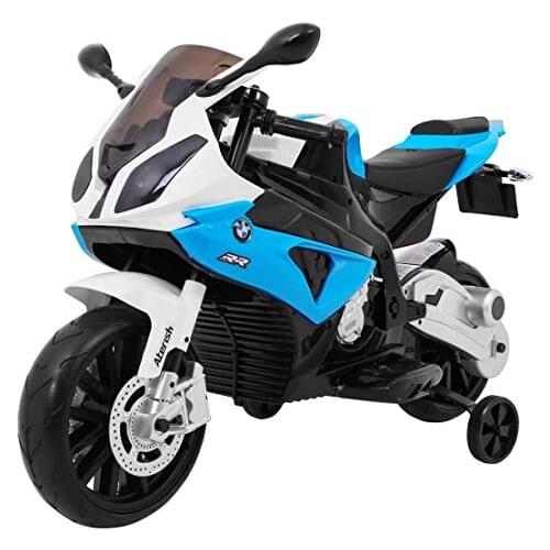 BSD electric motorcycle for children battery powered motorcycle electric vehicle-S1000 RR-Blue