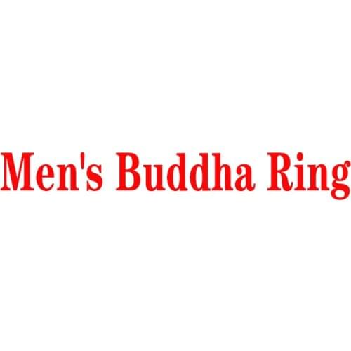Buddhism 4mm Stainless Steel Buddha Ring Men Punk Biker Chain Ring Religious Belief Buddha Ring Men Women Jewelry Gifts