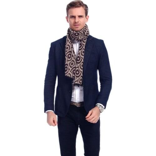 Design Fashion Totem Print Men Scarf 2017 Winter Male Scarves Man Unisex Scarf Extra Long Wraps A3A18921
