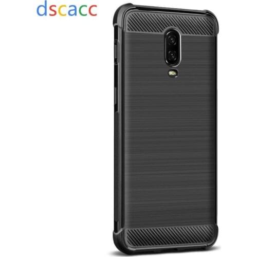 DSCACC Carbon Fiber Air Cushion TPU Case for OnePlus 7T 7 6T 6 200pcs