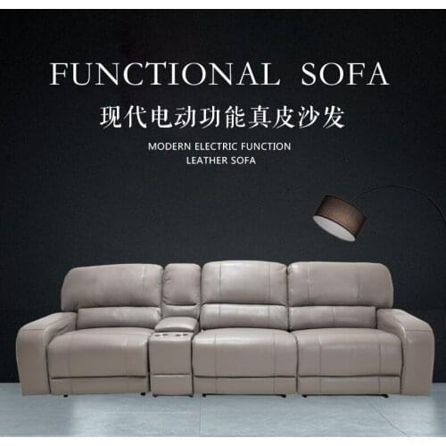 Living Room Sofa set 3 seater sofa recliner electrical couch genuine leather sectional sofas muebles de sala moveis para casa