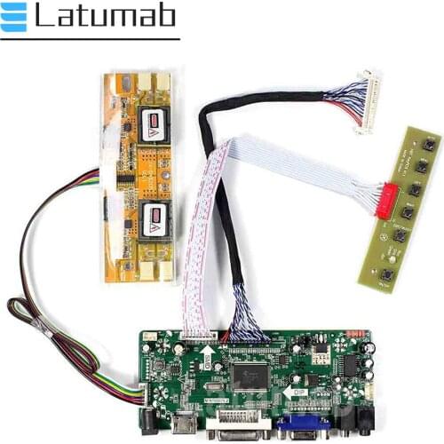Latumab Board Kit for M190A1-L0A / M190A1-L0B / M190A1-L0C Board LVDS 19" Screen Controller Driver Board 1440×900 HDMI+DVI+VGA