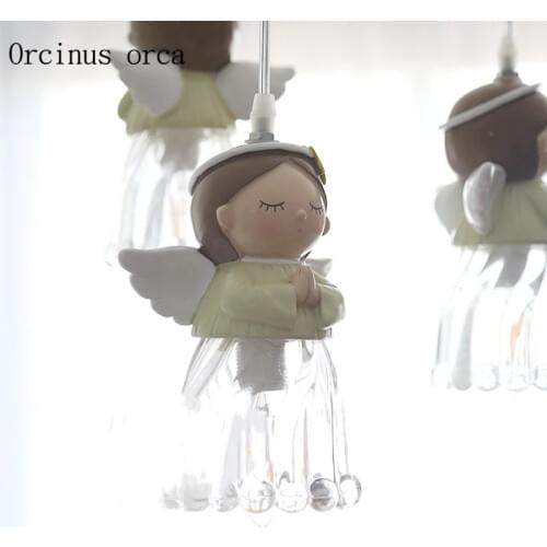 Simple American cherub childrens room chandeliers boys girls bedrooms restaurants bar chandeliers free shipping